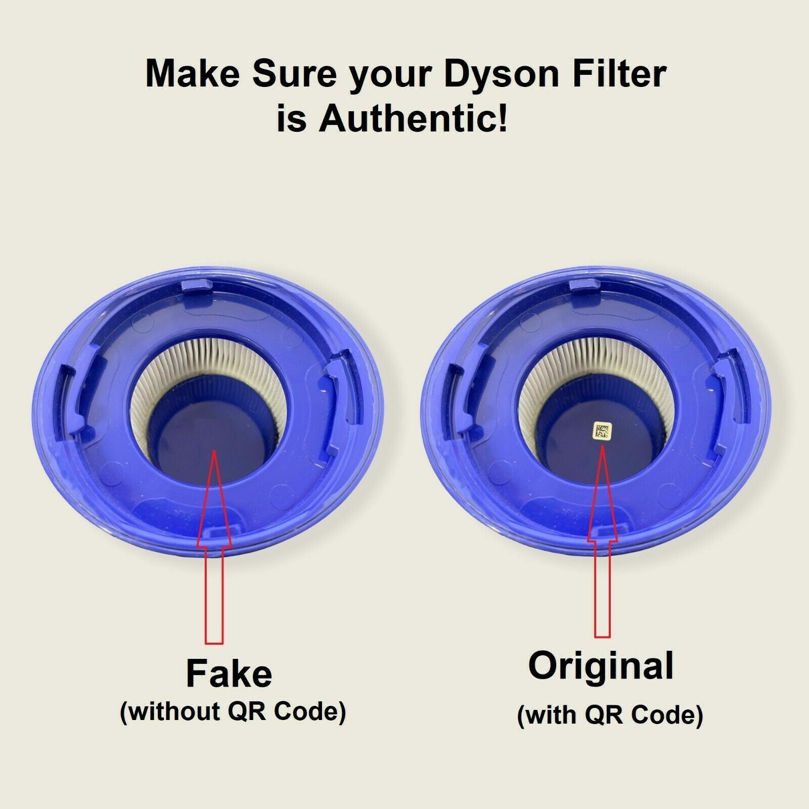 OEM Genuine DYSON HEPA Post Motor Filter Dyson V7 V8 Cordless Vacuums