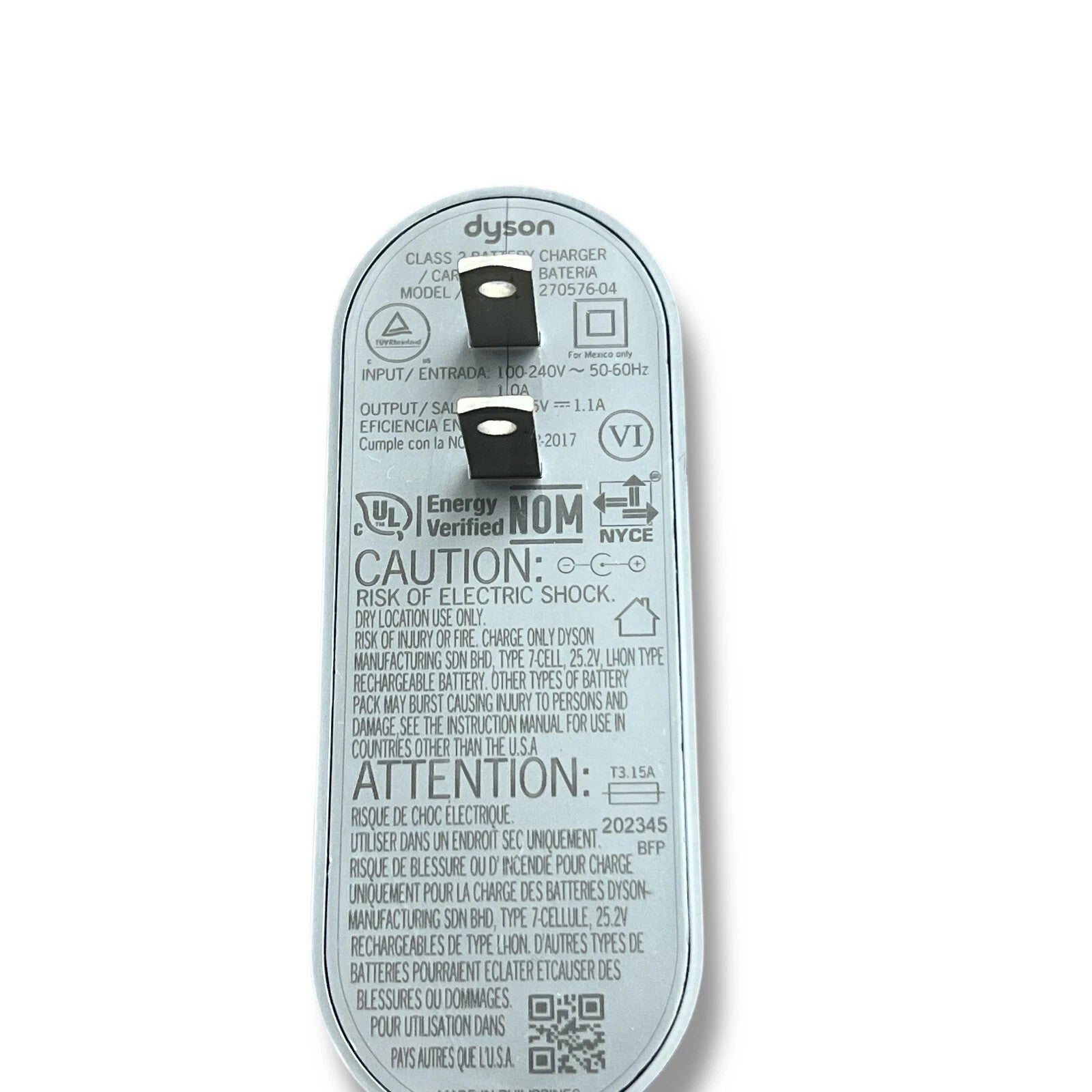NEW Dyson V12 SV20 SV30 SV46 Vacuum Wall Adapter Charger - Genuine Replacement Part 969350-02